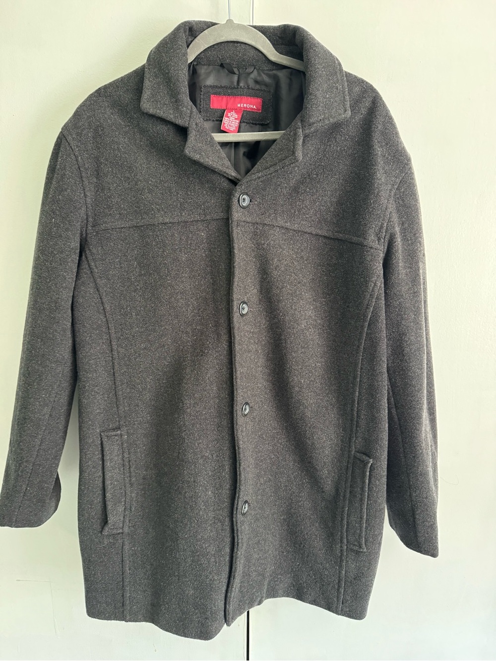 Merona Men's Dark Charcoal Pea Coat